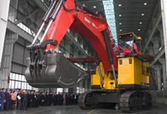 2008年,200吨挖机下线